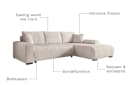 storez24 Ecksofa Soffe L-Form mit Bettkasten und Schlaffunktion Bild 5