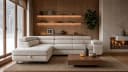 storez24 Ecksofa Velmo Beige mit Schlaffunktion und Bettkasten Bild 2
