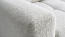 storez24 Ecksofa Ovia mit Schlaffunktion und Bettkasten Bouclé Weiß Bild 5