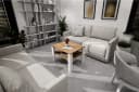 TREND WERK Couchtisch Retro Loft Design mit Ablagefläche Bild 3