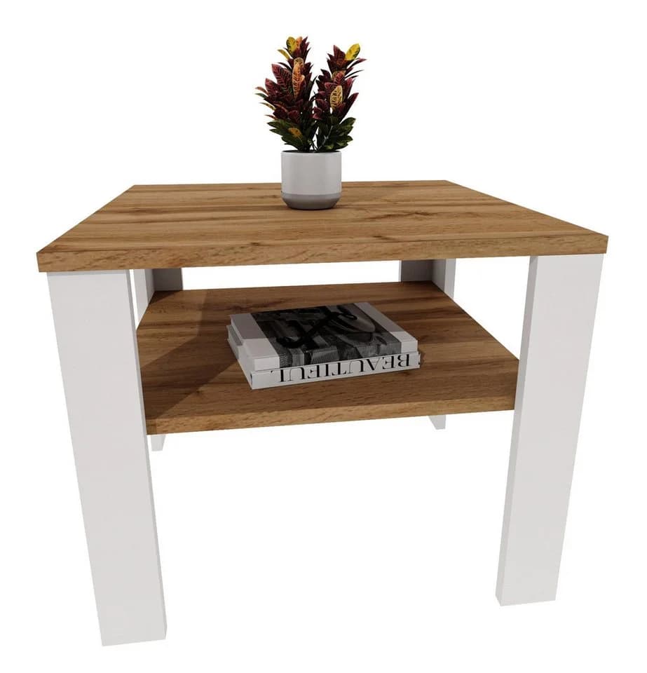 TREND WERK Couchtisch Retro Loft Design mit Ablagefläche - Bild 5
