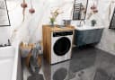 TREND WERK Waschmaschinenumbauschrank Braun Holzwerkstoff Bild 1