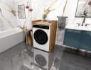 TREND WERK Waschmaschinenumbauschrank Braun Holzwerkstoff Bild 3