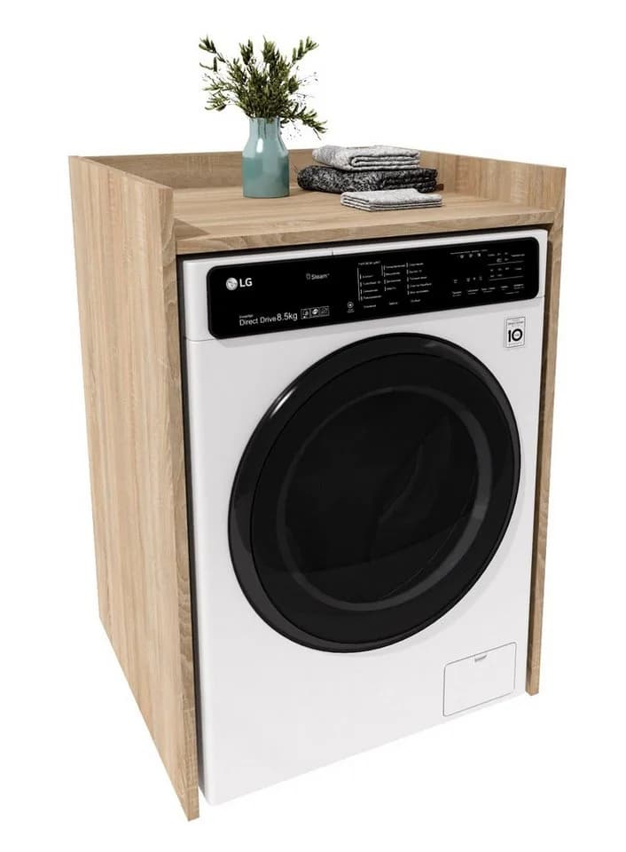 TREND WERK Waschmaschinenumbauschrank Beige Modern - Bild 2