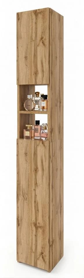 TREND WERK Badschrank schmal stehend Holzoptik - Bild 4