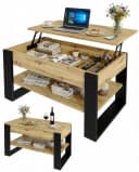 TREND WERK Lift-Couchtisch höhenverstellbar mit Stauraum Bild 1