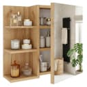 TREND WERK Spiegelschrank Badezimmer mit Ablage & Stauraum Bild 1