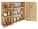 TREND WERK Spiegelschrank Badezimmer mit Ablage & Stauraum Bild 3