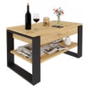 TREND WERK Lift-Couchtisch höhenverstellbar Braun/Schwarz Bild 3