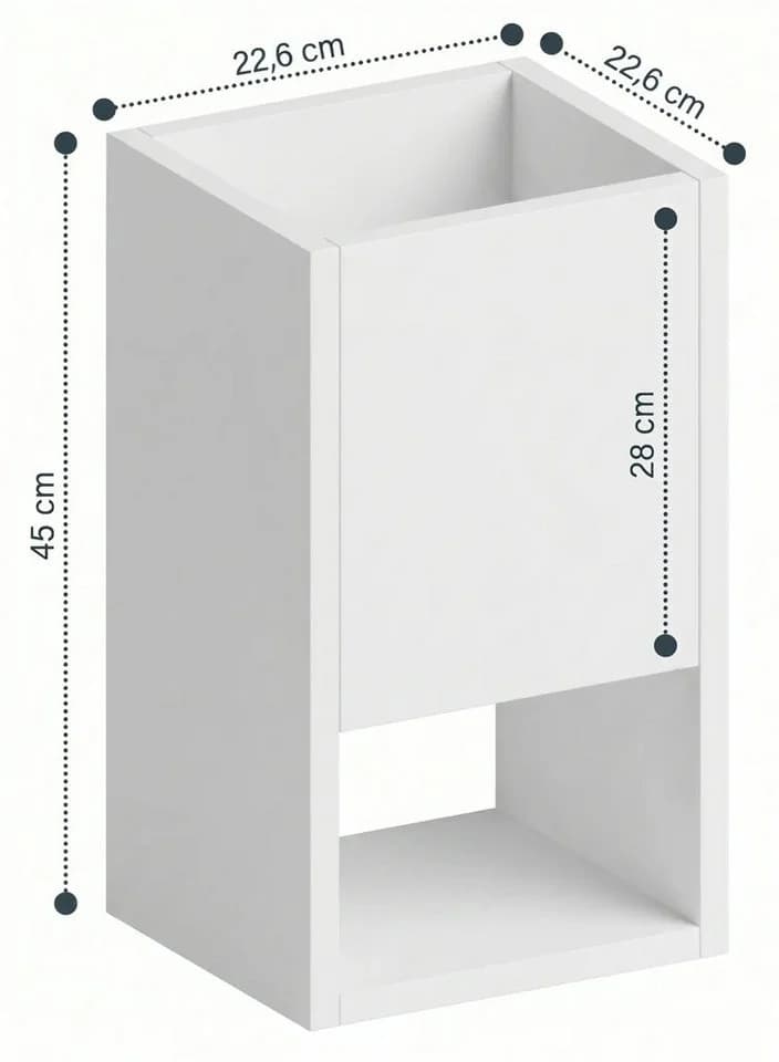 TREND WERK Blumenständer Loft-Design Holzoptik Braun - Bild 5