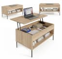 TREND WERK Lift-Sofatisch höhenverstellbar mit Stauraum Bild 2
