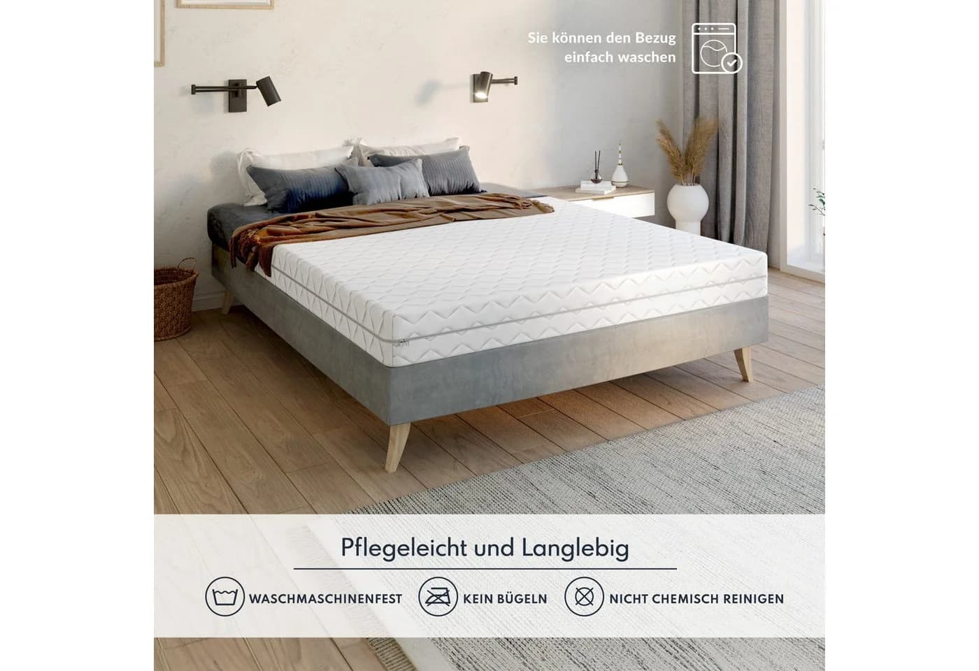 FDM Kaltschaummatratze COMFORT DUO Wendematratze 12 cm