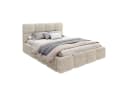FDM Polsterbett CLOUDY Beige mit Bettkasten und gepolstertem Kopfteil Bild 1