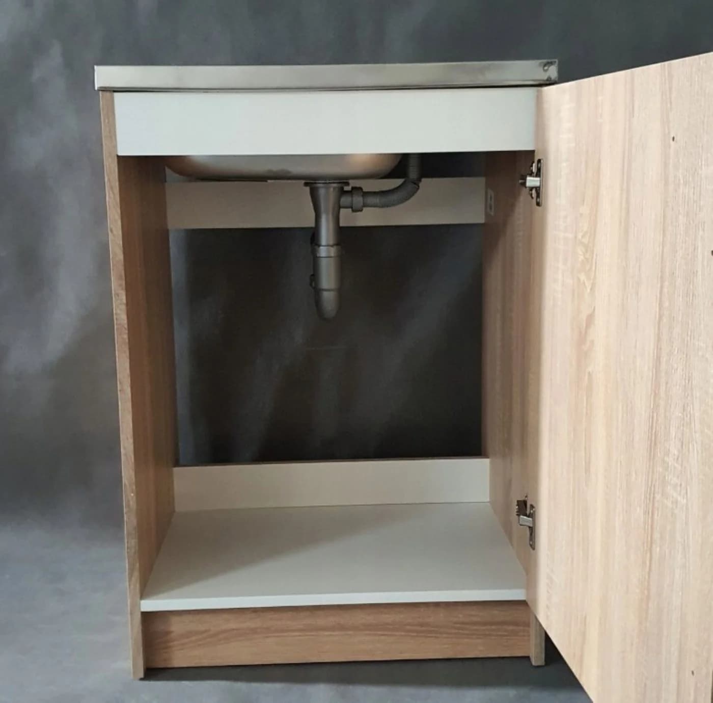 STAMAR Spülenschrank 60cm Sonoma Eiche mit Spüle und Armatur - Bild 4