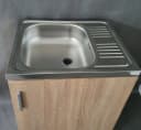 STAMAR Spülenschrank 60cm Sonoma Eiche mit Spüle und Armatur Bild 5