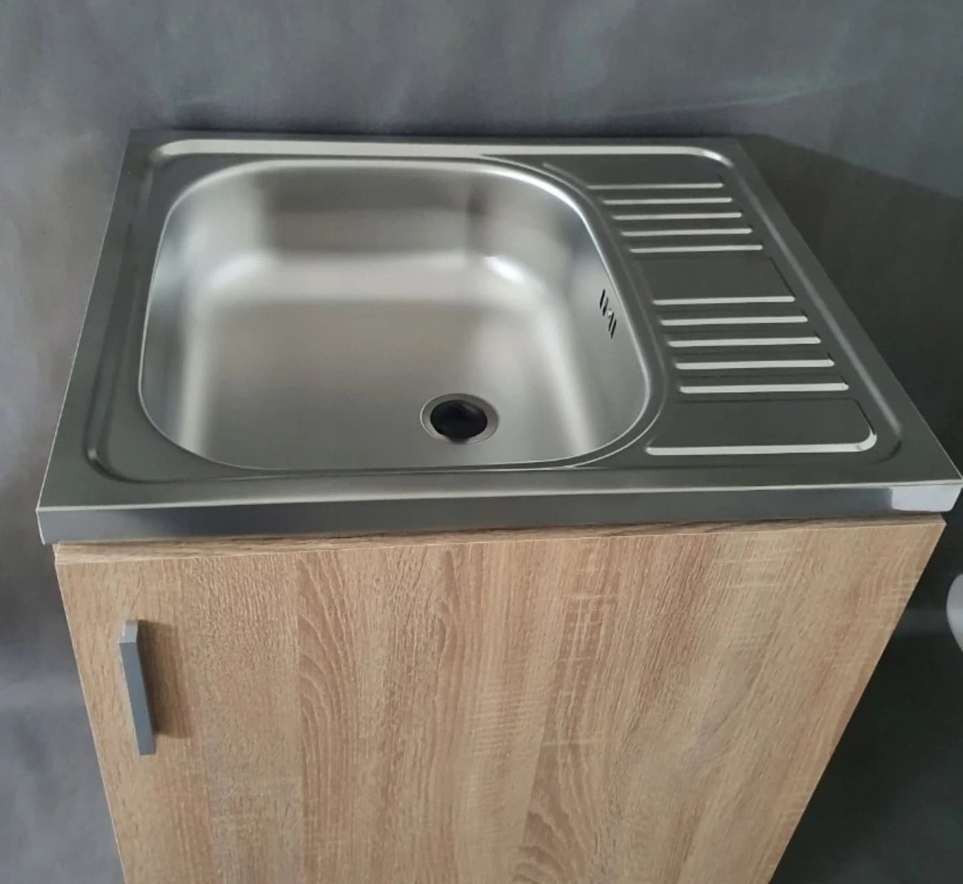 STAMAR Spülenschrank 60cm Sonoma Eiche mit Spüle und Armatur - Bild 5
