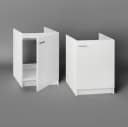STAMAR Spülenschrank Komplettset Slim 60cm Weiß mit Spüle und Armatur Bild 4