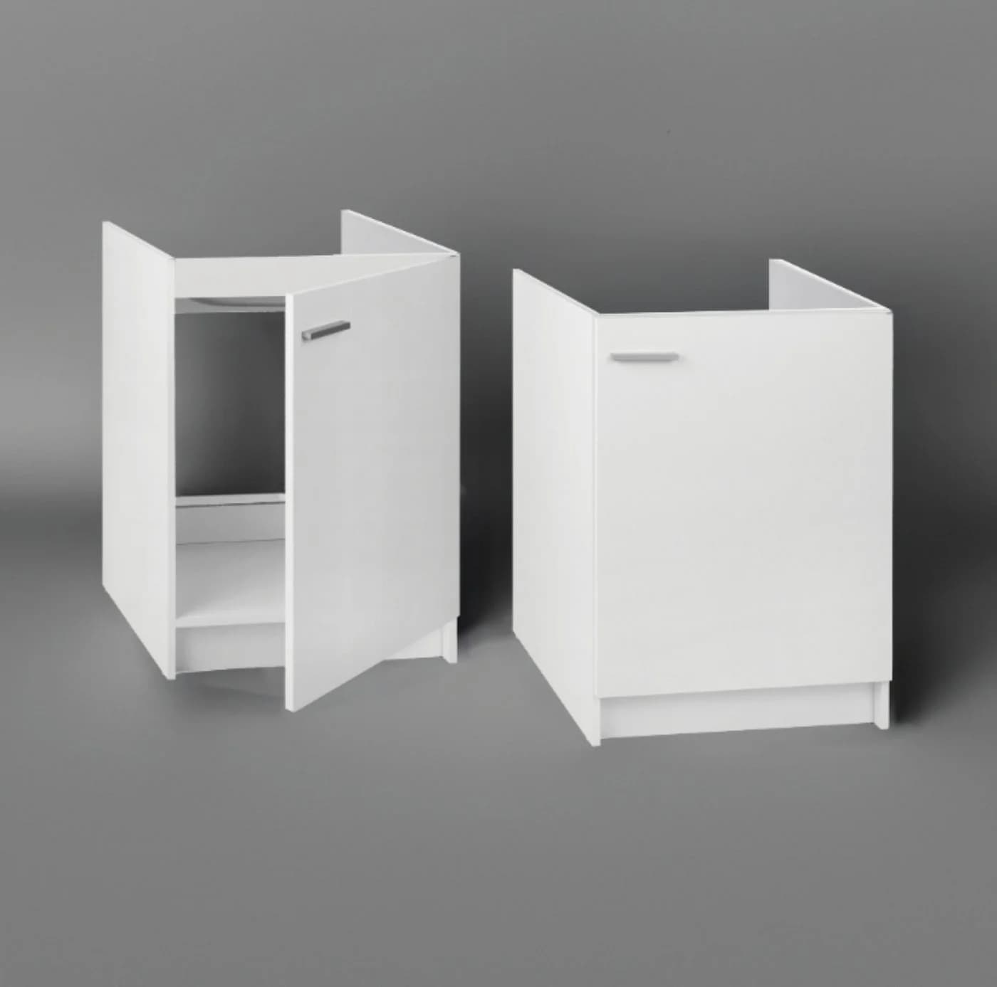 STAMAR Spülenschrank Komplettset Slim 60cm Weiß mit Spüle und Armatur - Bild 4