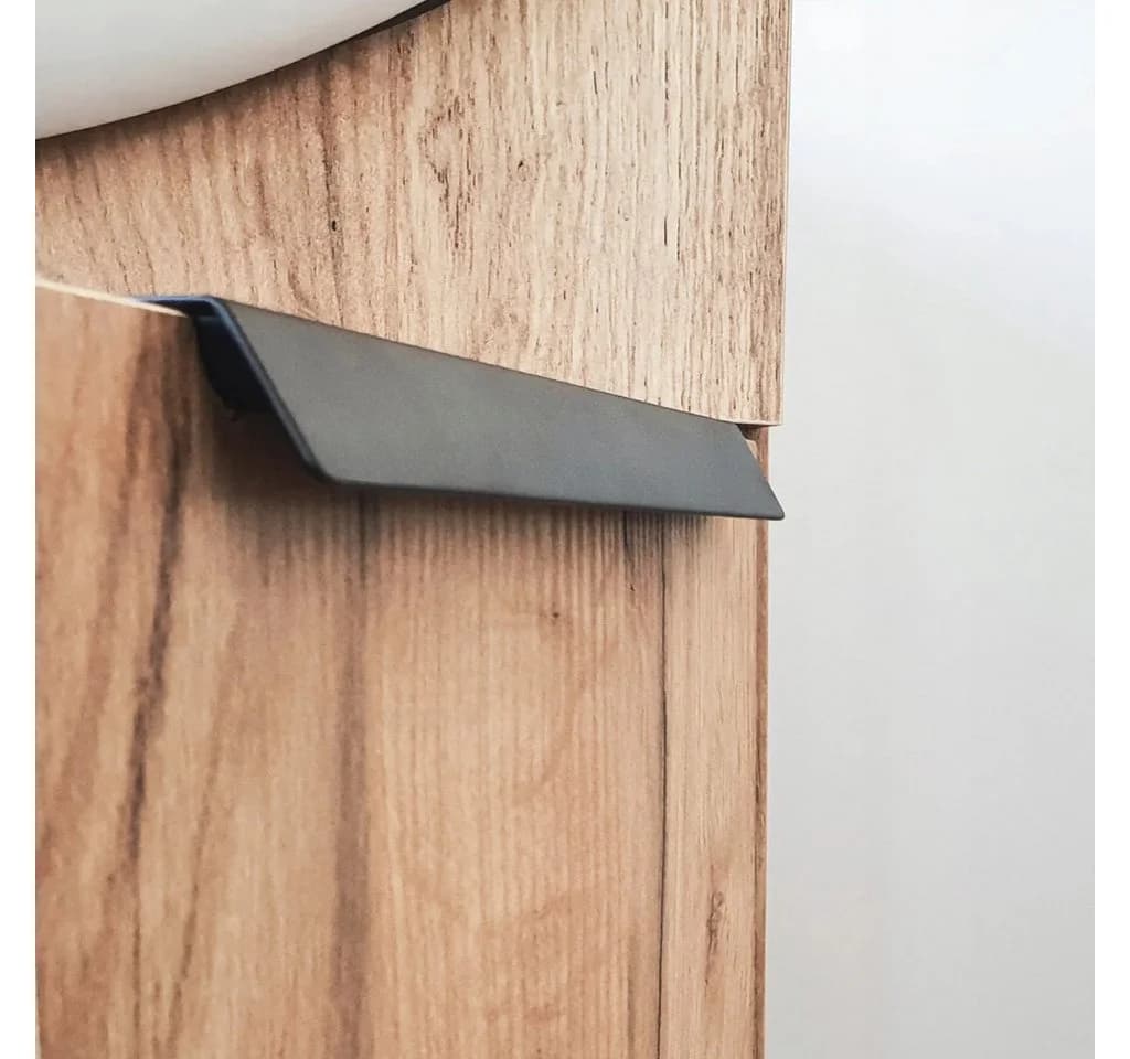 STAMAR Waschbeckenunterschrank 50 cm Eiche Gold mit Keramikwaschbecken - Bild 5