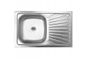 STAMAR Küchenunterschrank 80 cm Weiß mit Edelstahlspüle und Armatur Set Bild 5