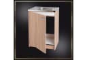 STAMAR Küchenschrank 60cm mit Spüle & Armatur Sonoma Eiche Bild 4