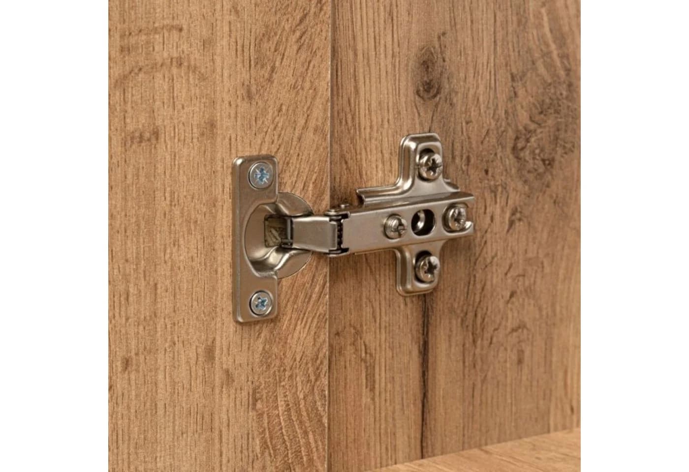 STAMAR Waschbeckenunterschrank 80cm Eiche Wotan mit Keramikwaschbecken - Bild 5