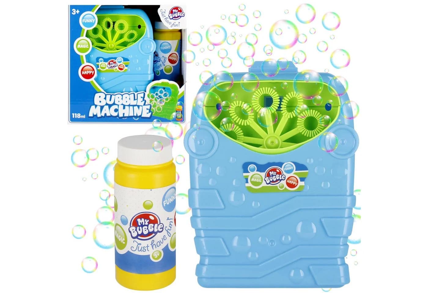 Sarcia.eu Seifenblasenmaschine für Kinder mit 118 ml Flüssigkeit ab 3 Jahren - Bild 2