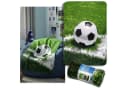 Sarcia.eu Kinderdecke Fußball Fleecedecke 100x150cm Bild 2