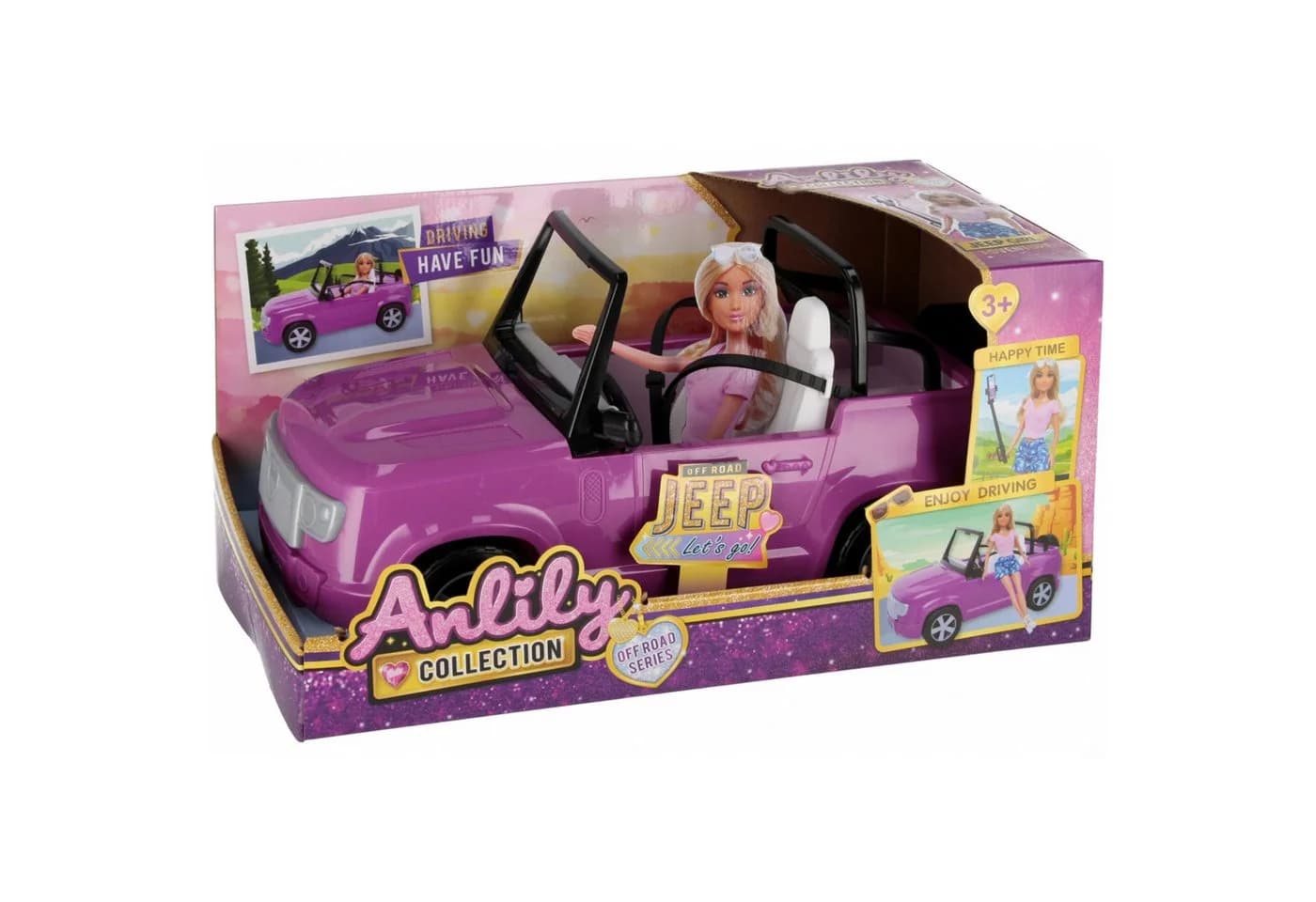 Sarcia.eu Violettes Puppencabrio Spielzeugauto für Puppen - Bild 3