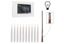 Sarcia LED-Kerzen 10er-Set mit Zauberstab-Fernbedienung Warmweiß Bild 4