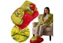 Sarcia.eu Fußwärmer Grinch Weihnachtsset mit Decke Bild 2