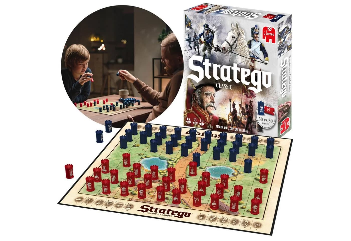 Sarcia.eu Stratego Classic Brettspiel für 2 Spieler ab 8 Jahren - Bild 2