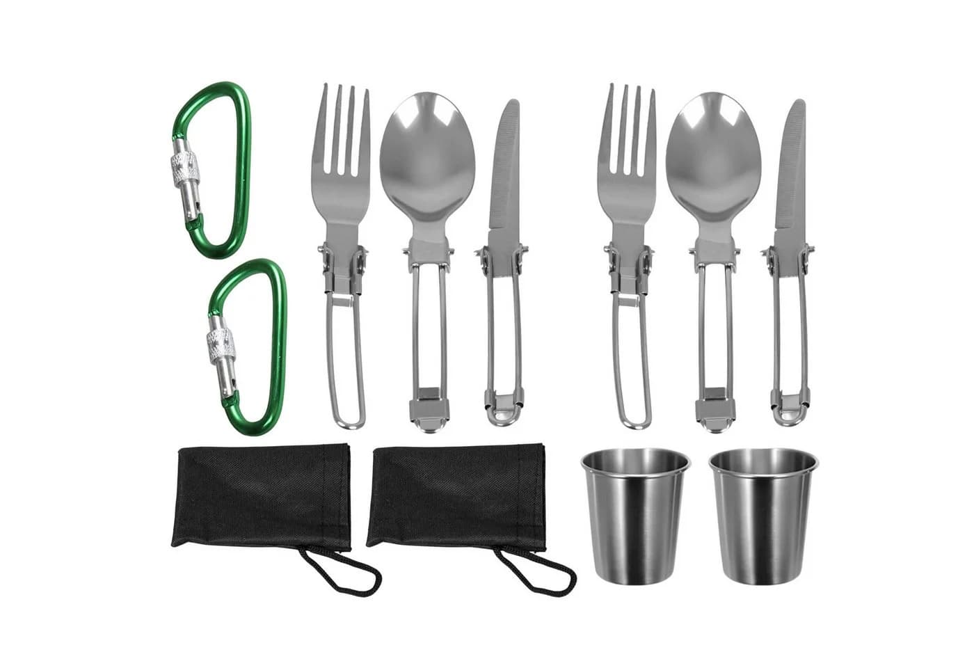 Sarcia.eu Campinggeschirr-Set 18-tlg mit Topf, Wasserkocher & Besteck - Bild 5