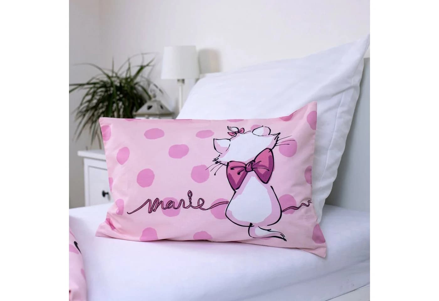Sarcia.eu Disney Kinderbettwäsche Rosa Katze Marie - Bild 4