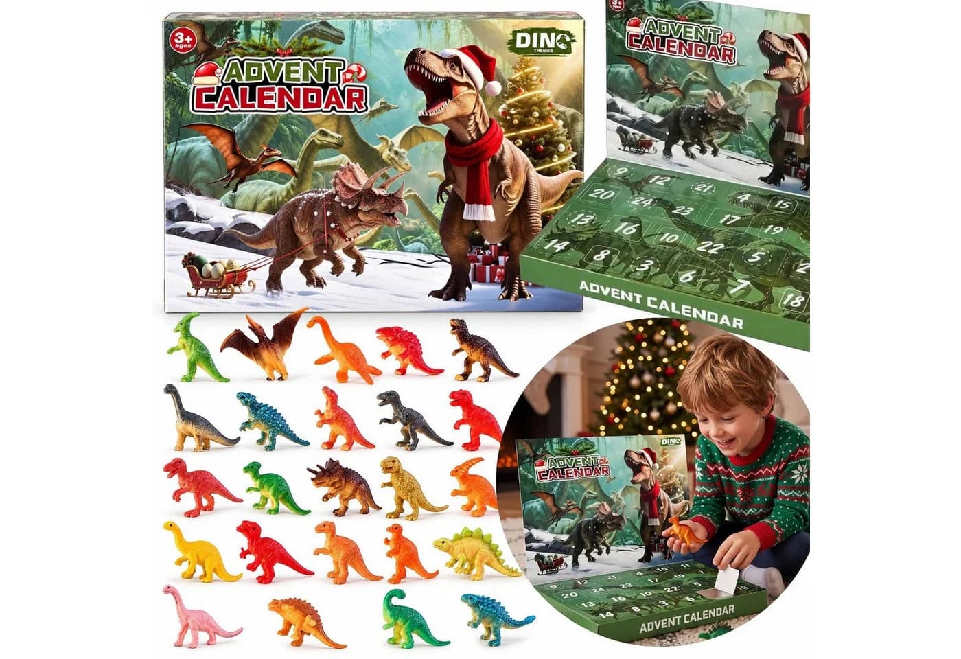 Sarcia.eu Dinosaurier Adventskalender mit 24 Überraschungsfiguren - Bild 2