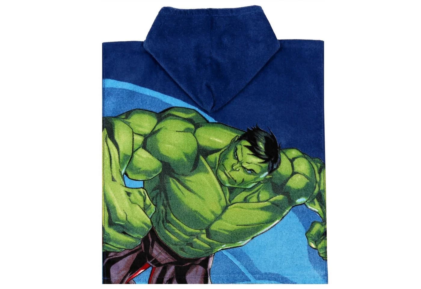 Marvel Avengers Badeponcho mit Kapuze 100% Baumwolle Blau - Bild 3