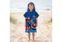 Marvel Avengers Badeponcho mit Kapuze 100% Baumwolle Blau Bild 5