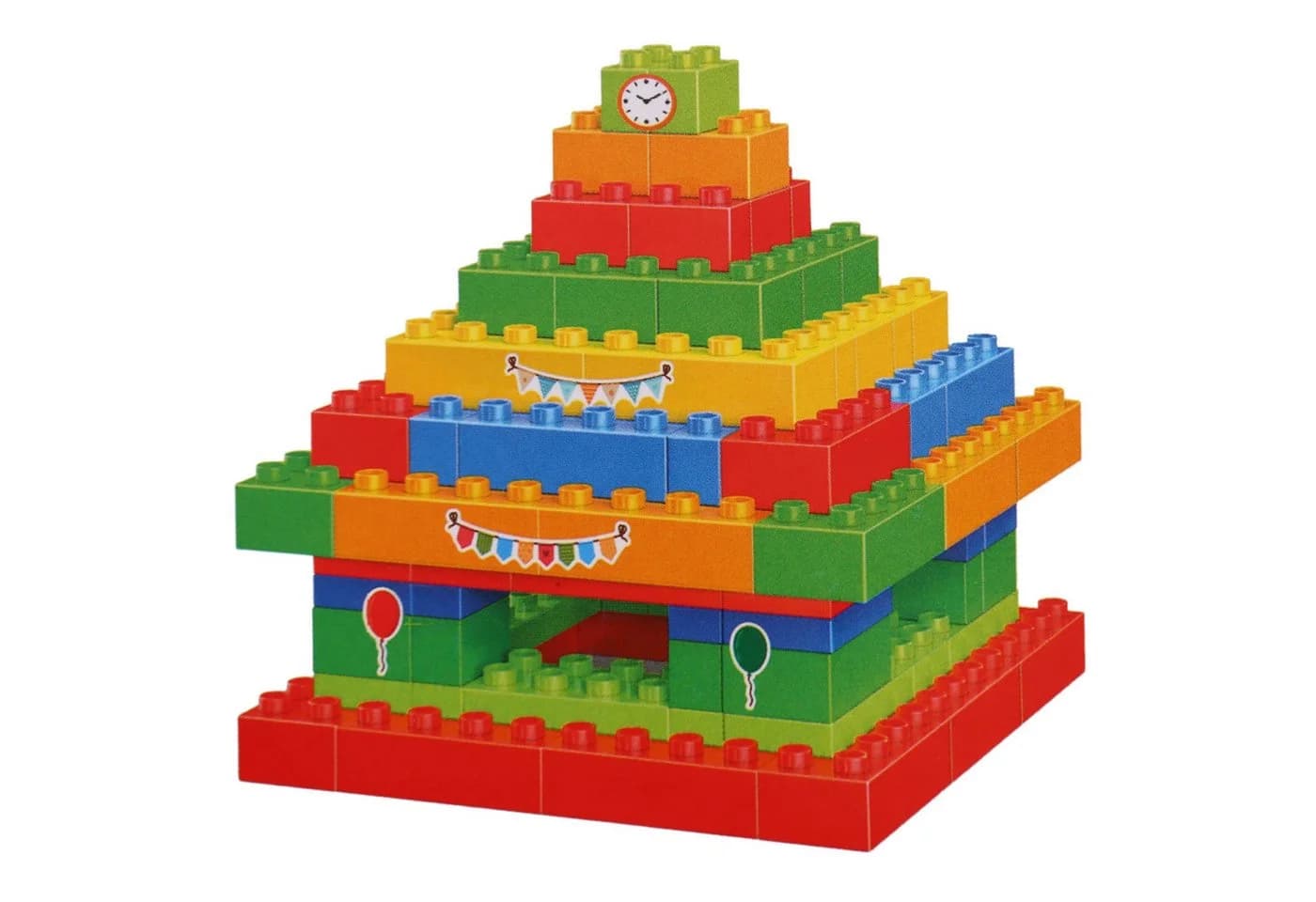 Sarcia.eu Bausteine Set 260 Elemente Bunt Konstruktionsspielzeug - Bild 3