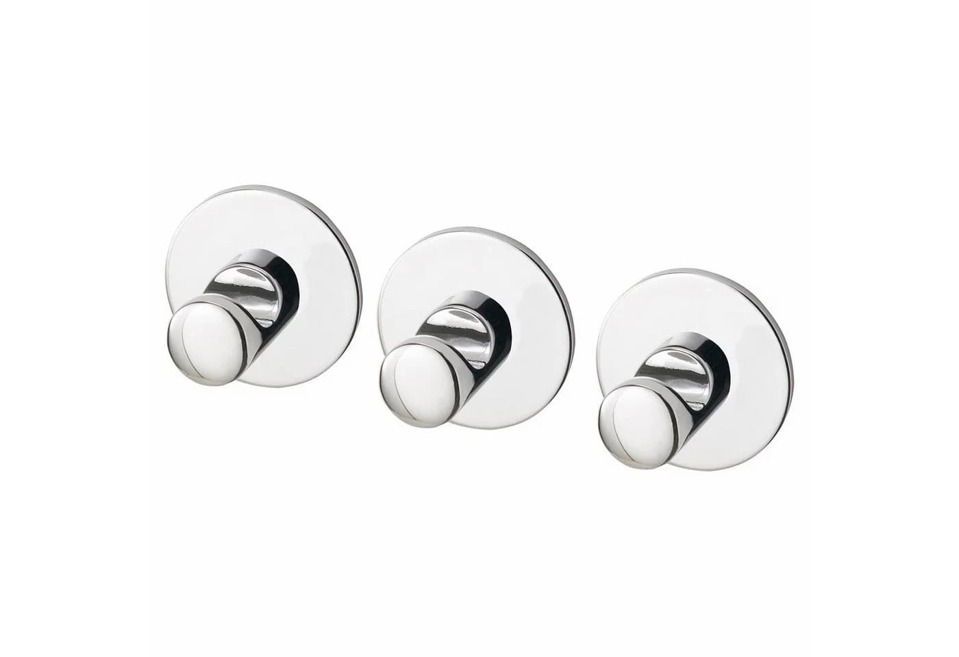 Sarcia.eu Wandhaken SKOGHALL Chrom 3 Stück selbstklebend