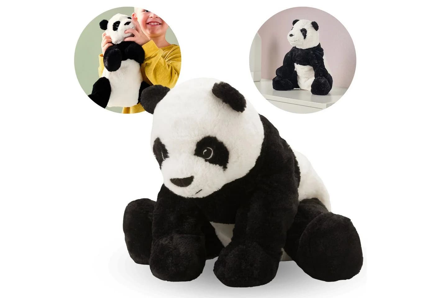 Sarcia.eu Kuscheltier Panda Schwarz-Weiß 30 cm Plüsch - Bild 2