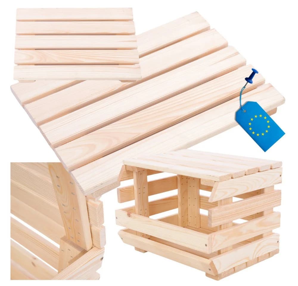 Modo24 Küchenregal Modular Holzregal auf Rollen Stapelbar - Bild 2