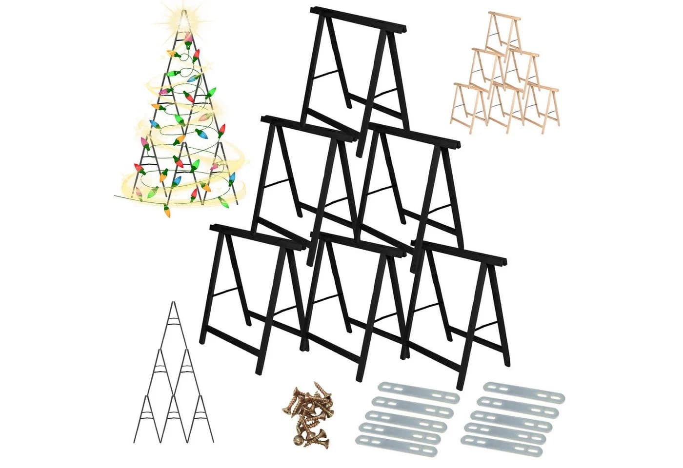 Modo24 DIY Weihnachtsstern Set aus Kiefernholz - Bild 2