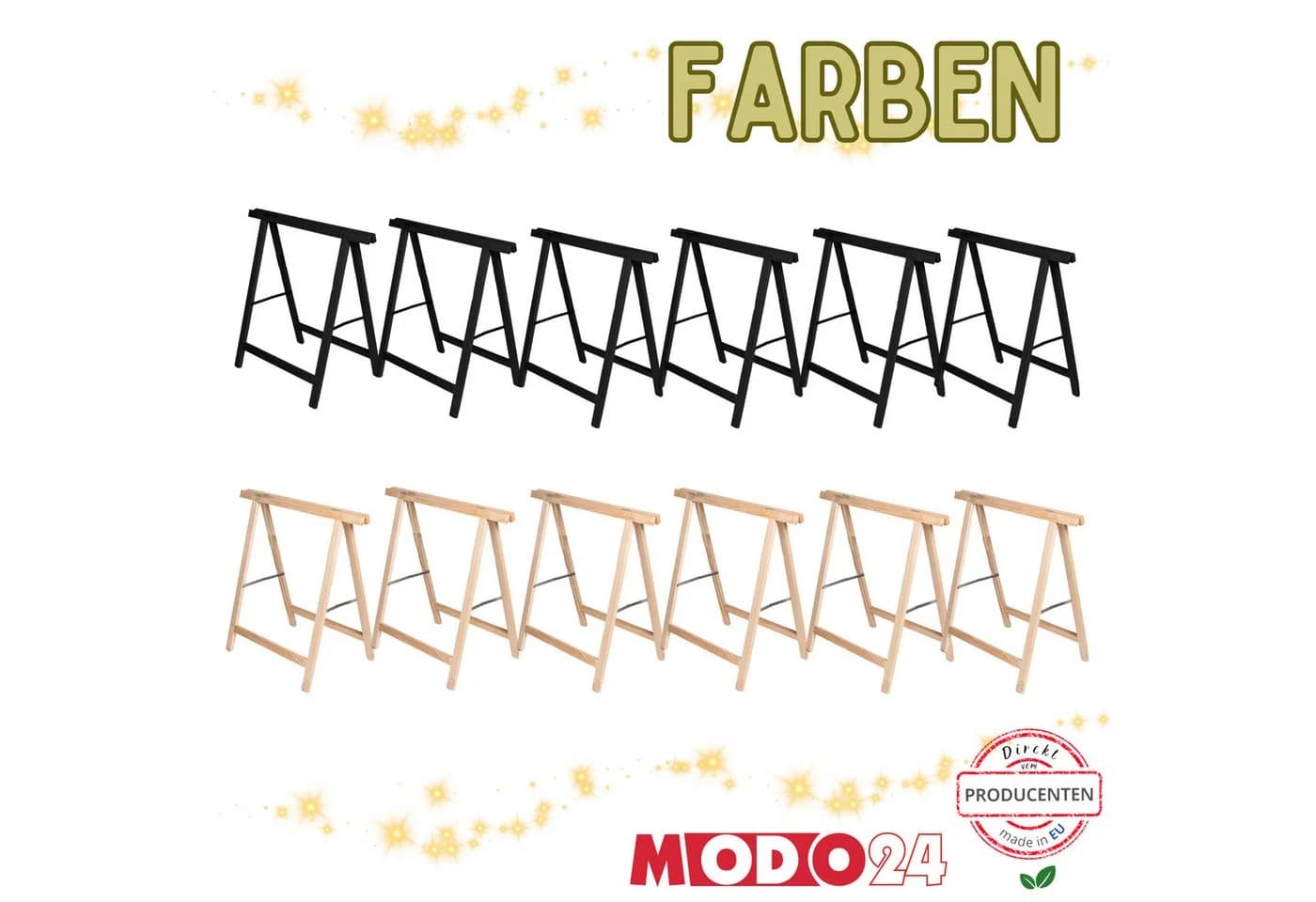 Modo24 DIY Weihnachtsstern Set aus Kiefernholz - Bild 5