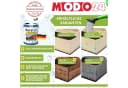 Modo24 Hochbeet Massivholz Grau Braune Beige Bild 5