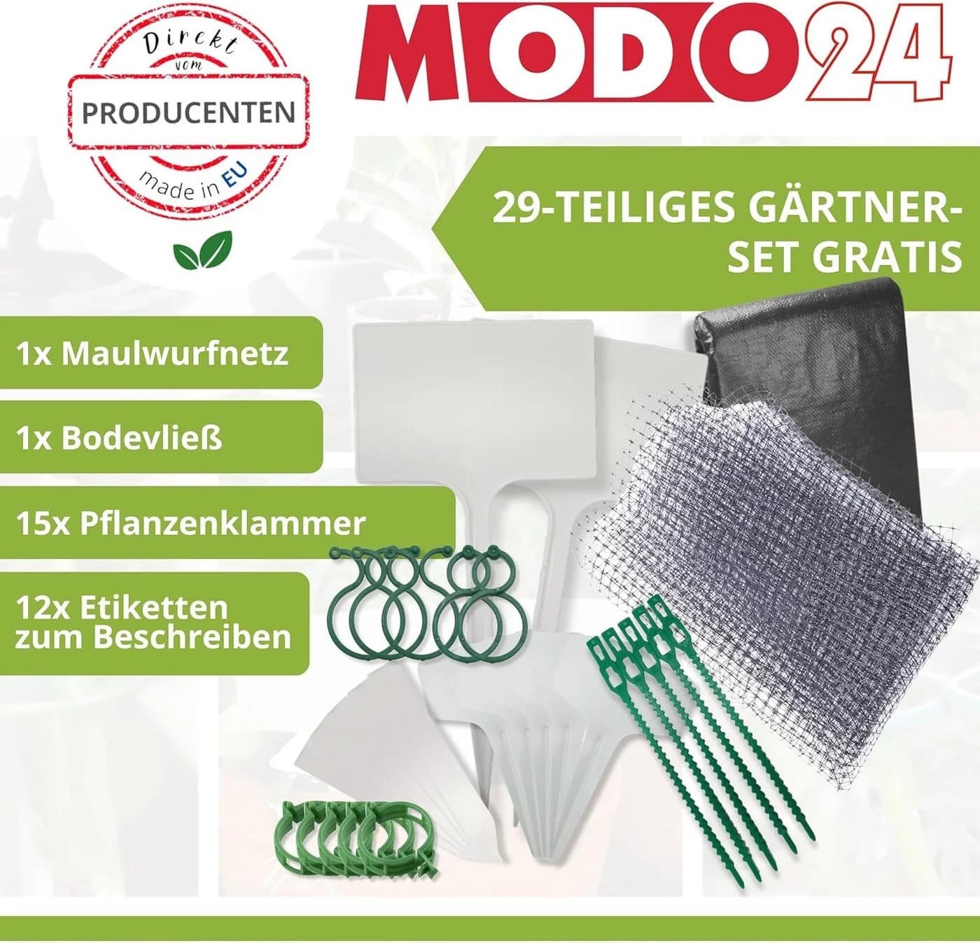 Modo24 Hochbeet Holz Kiefernholz höhenverstellbar Braun/Grau - Bild 5