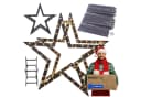 Modo24 DIY MODOSTAR Weihnachtsstern Set aus FSC Holz 2D und 3D Bild 2