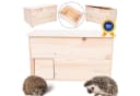 Modo24 Igelhaus aus Holz mit Labyrintheingang Bild 2