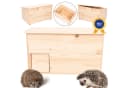 Modo24 Igelhaus aus Holz mit Labyrintheingang Bild 2