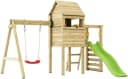 Fungoo LUOMI Spielturm Grün mit Rutsche und Schaukel Bild 2