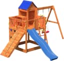 Fungoo Treehouse Spielturm blau mit Rutsche und Schaukel Bild 4